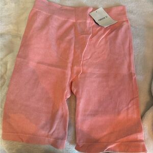 Forever 21 Soft Pink Knit Shorts